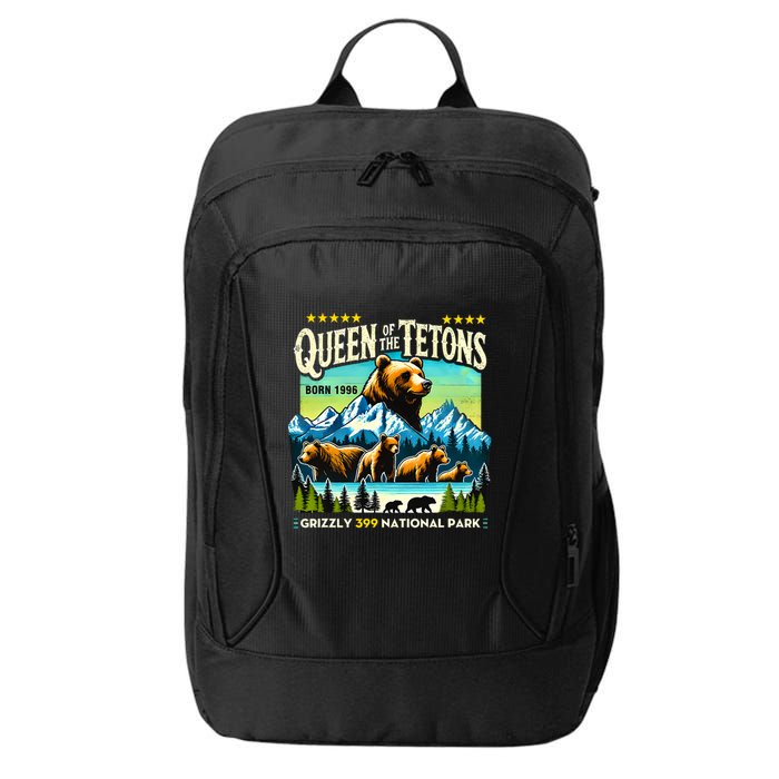 Queen Of The Tetons Grizzly 399 National Park Bear Lovers City Backpack