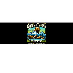 Queen Of The Tetons Grizzly 399 National Park Bear Lovers Bumper Sticker