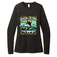 Queen Of The Tetons Grizzly 399 National Park Bear Lovers Womens CVC Long Sleeve Shirt