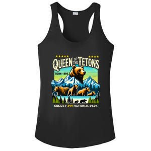 Queen Of The Tetons Grizzly 399 National Park Bear Lovers Ladies PosiCharge Competitor Racerback Tank