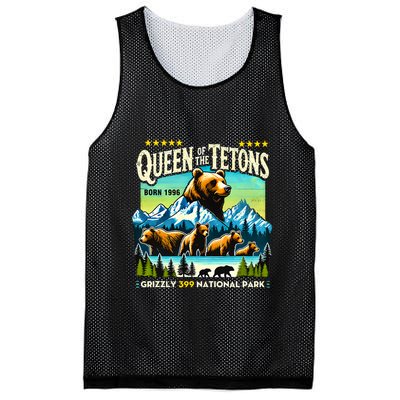 Queen Of The Tetons Grizzly 399 National Park Bear Lovers Mesh Reversible Basketball Jersey Tank