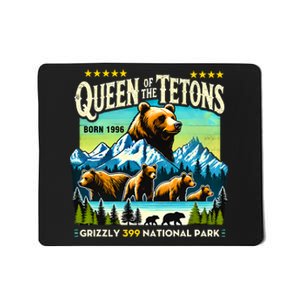 Queen Of The Tetons Grizzly 399 National Park Bear Lovers Mousepad