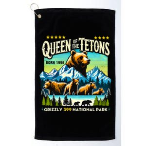 Queen Of The Tetons Grizzly 399 National Park Bear Lovers Platinum Collection Golf Towel