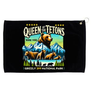 Queen Of The Tetons Grizzly 399 National Park Bear Lovers Grommeted Golf Towel