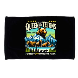 Queen Of The Tetons Grizzly 399 National Park Bear Lovers Microfiber Hand Towel