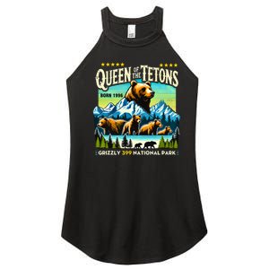 Queen Of The Tetons Grizzly 399 National Park Bear Lovers Women's Perfect Tri Rocker Tank