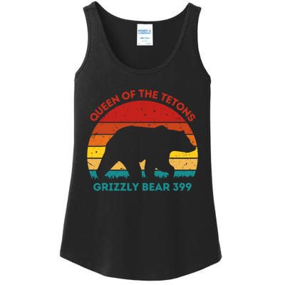 Queen Of The Tetons Grizzly Bear 399 Gtnp Ladies Essential Tank