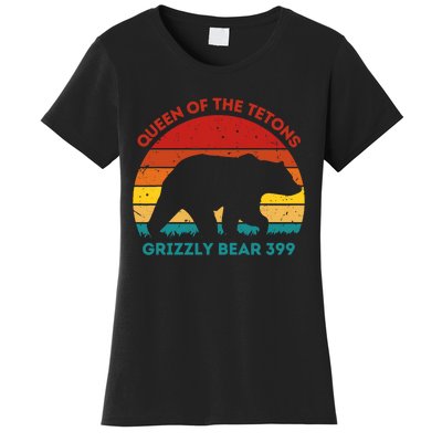 Queen Of The Tetons Grizzly Bear 399 Gtnp Women's T-Shirt