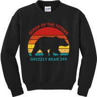 Queen Of The Tetons Grizzly Bear 399 Gtnp Kids Sweatshirt