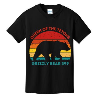 Queen Of The Tetons Grizzly Bear 399 Gtnp Kids T-Shirt