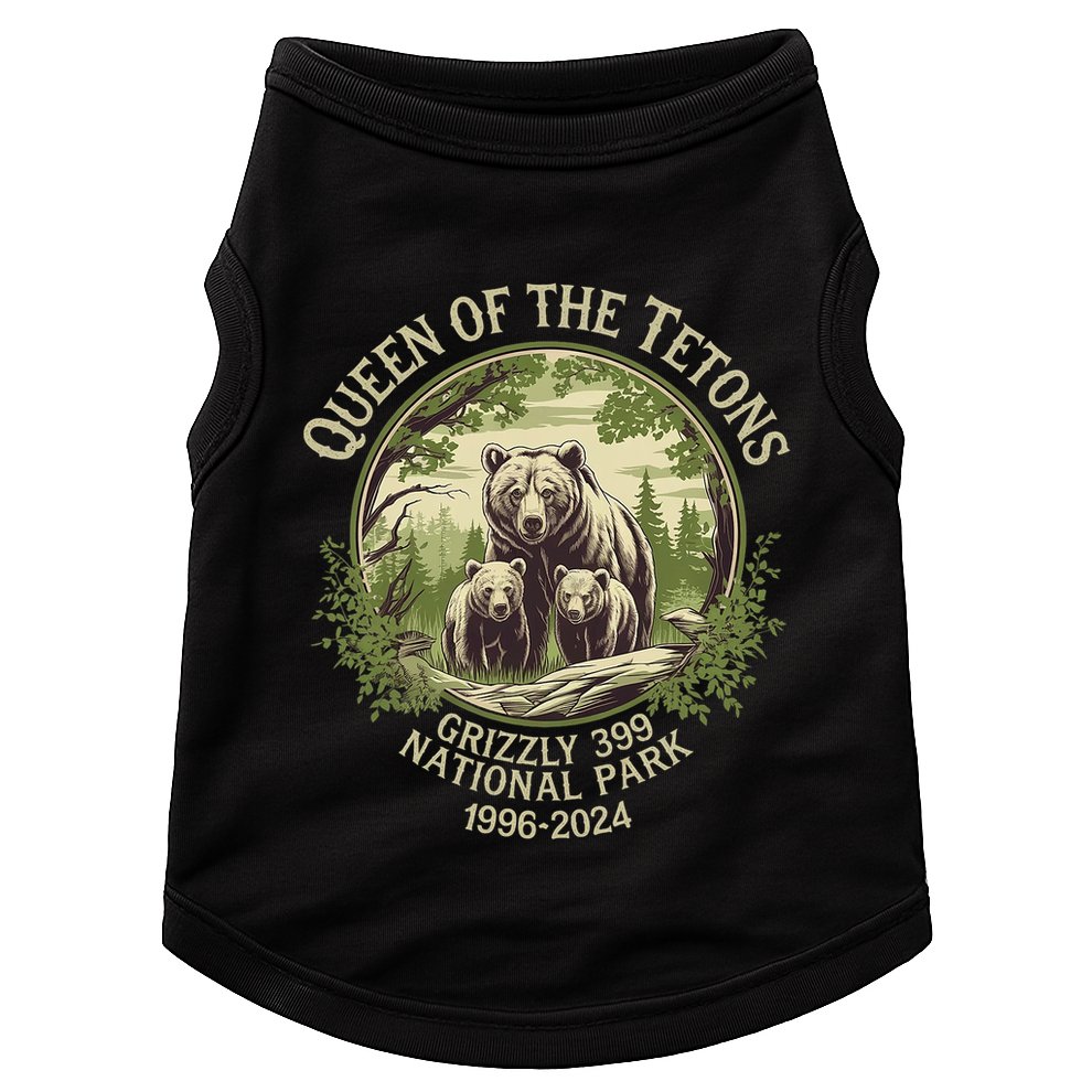 Queen Of The Tetons Grizzly 399 Wildlife Preserve 1996 2024 Doggie Tank