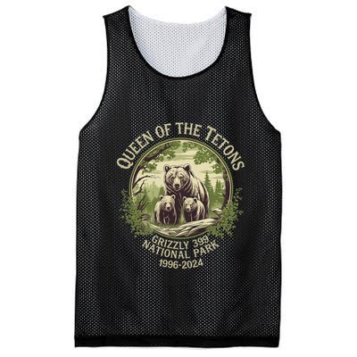 Queen Of The Tetons Grizzly 399 Wildlife Preserve 1996 2024 Mesh Reversible Basketball Jersey Tank