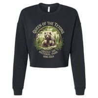 Queen Of The Tetons Grizzly 399 Wildlife Preserve 1996 2024 Cropped Pullover Crew