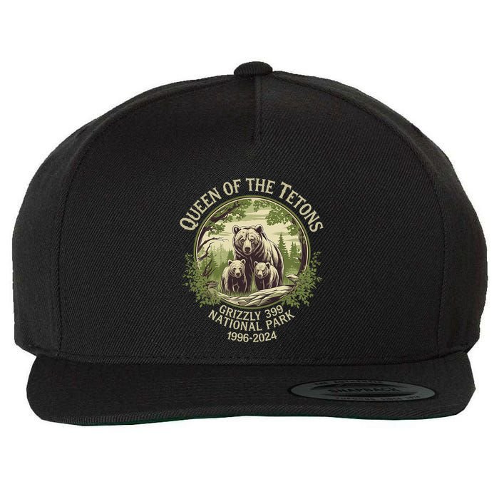 Queen Of The Tetons Grizzly 399 Wildlife Preserve 1996 2024 Wool Snapback Cap