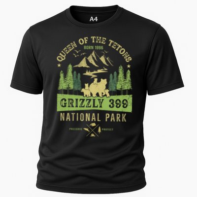 Queen Of The Tetons Grizzly 399 National Park Preserve Performance Shirt