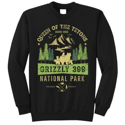 Queen Of The Tetons Grizzly 399 National Park Preserve Sweatshirt