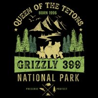 Queen Of The Tetons Grizzly 399 National Park Preserve 16 in Basic Backpack