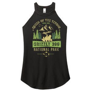 Queen Of The Tetons Grizzly 399 National Park Preserve Women's Perfect Tri Rocker Tank