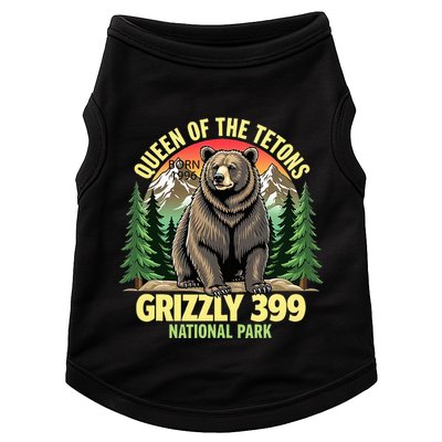 Queen Of The Tetons Grizzly 399 National Park Bear Lovers Doggie Tank