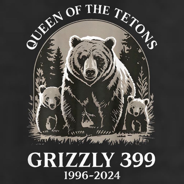 Queen Of The Tetons Grizzly 399 National Park 7 Panel Mesh Trucker Snapback Hat