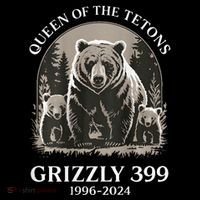 Queen Of The Tetons Grizzly 399 National Park 16 in Basic Backpack