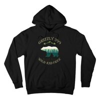 Queen Of The Teton Grizzly 399 Bear Wildlife Forest Preserve Hoodie