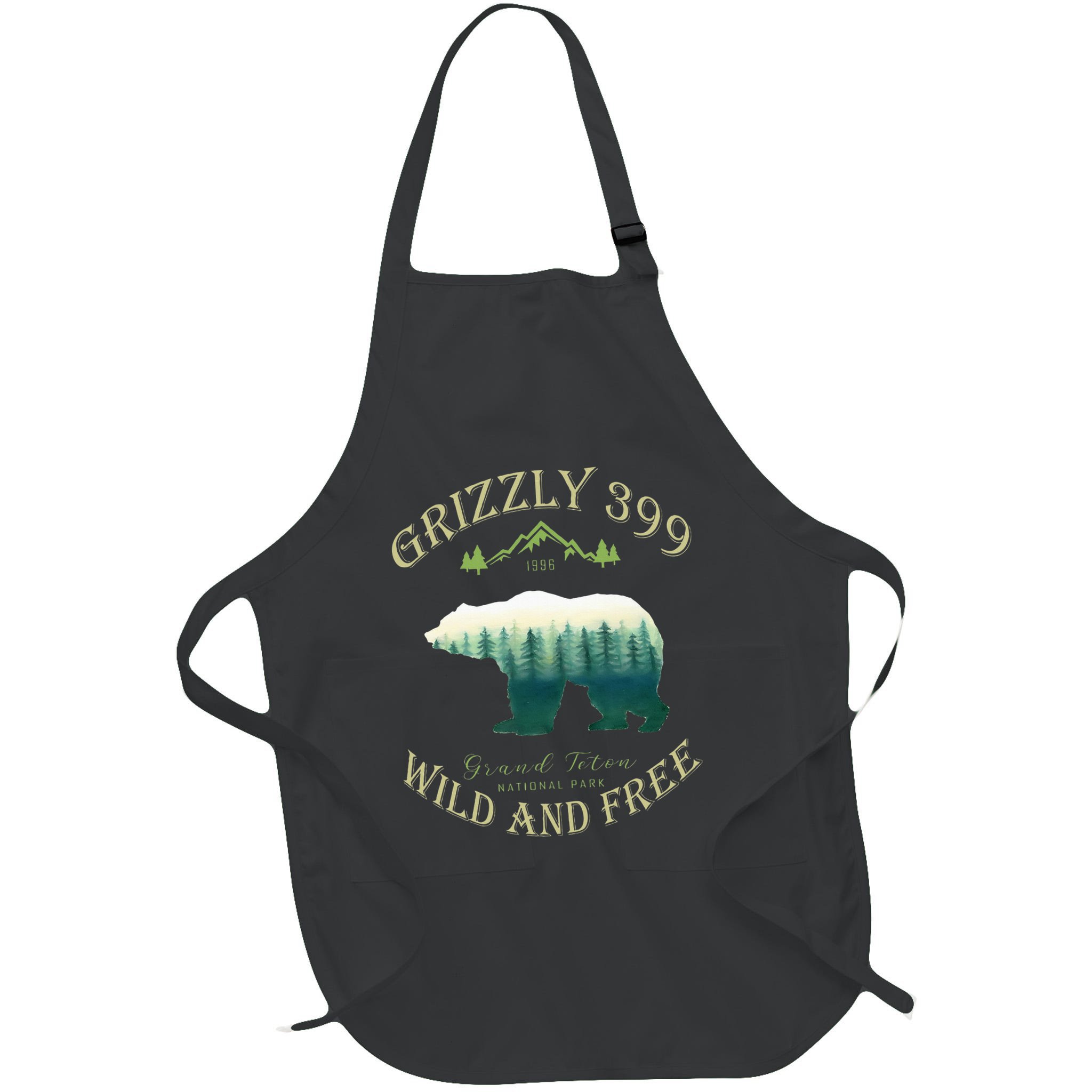 Queen Of The Teton Grizzly 399 Bear Wildlife Forest Preserve Apron