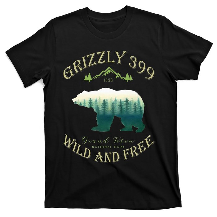 Queen Of The Teton Grizzly 399 Bear Wildlife Forest Preserve T-Shirt