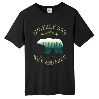 Queen Of The Teton Grizzly 399 Bear Wildlife Forest Preserve Tall Fusion ChromaSoft Performance T-Shirt