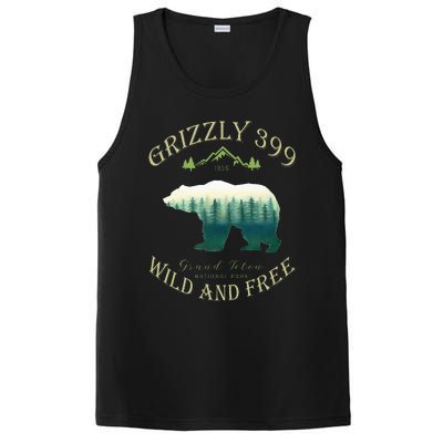 Queen Of The Teton Grizzly 399 Bear Wildlife Forest Preserve PosiCharge Competitor Tank