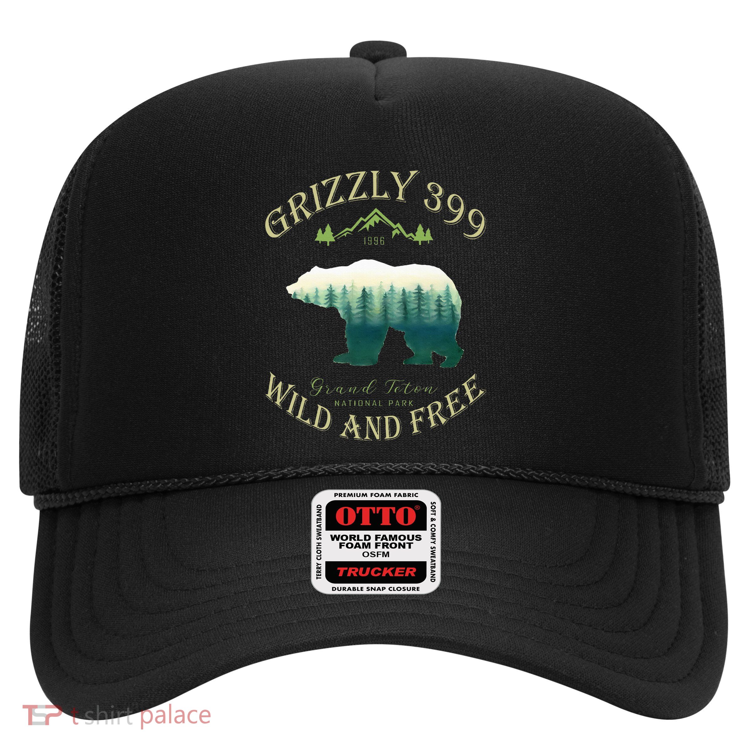 Queen Of The Teton Grizzly 399 Bear Wildlife Forest Preserve Trucker Hat