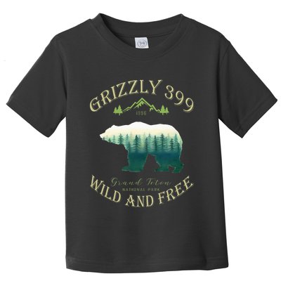 Queen Of The Teton Grizzly 399 Bear Wildlife Forest Preserve Toddler T-Shirt