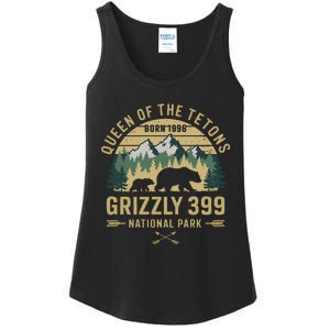 Queen Of The Tetons Grizzly 399 National Park Preserve Ladies Essential Tank