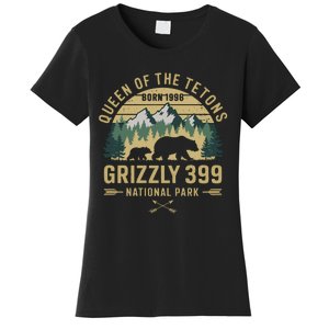 Queen Of The Tetons Grizzly 399 National Park Preserve Women's T-Shirt