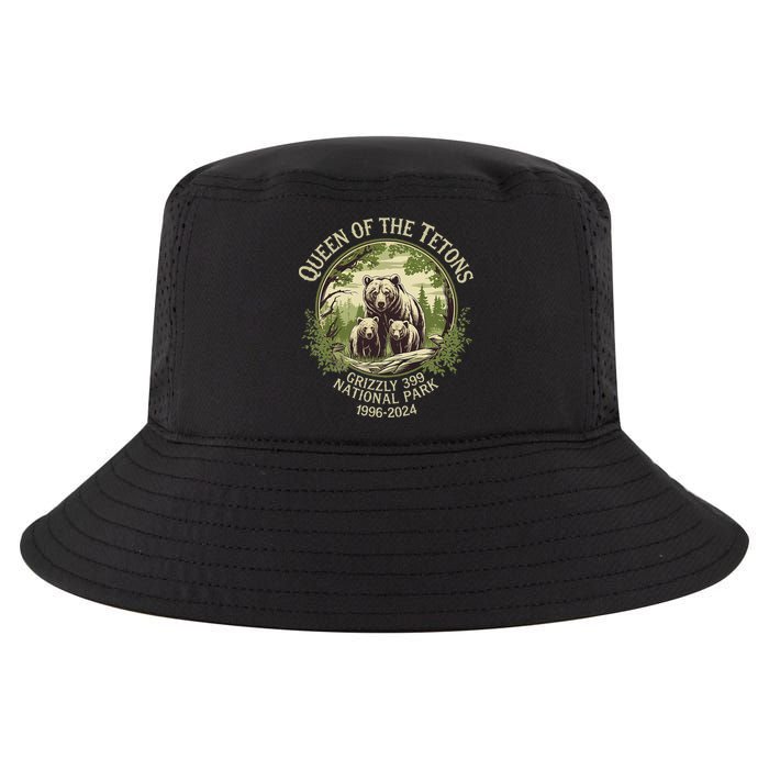 Queen Of The Tetons Grizzly 399 Wildlife Preserve 19962024 Cool Comfort Performance Bucket Hat