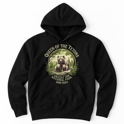 Queen Of The Tetons Grizzly 399 Wildlife Preserve 19962024 Hoodie