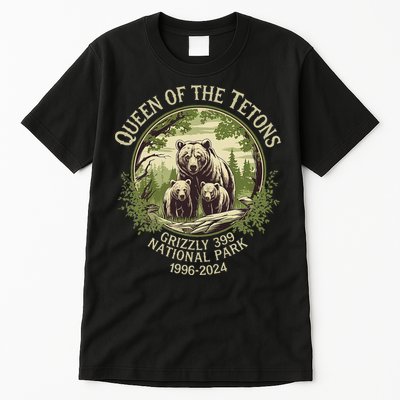Queen Of The Tetons Grizzly 399 Wildlife Preserve 19962024 Tall T-Shirt