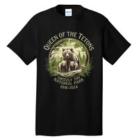 Queen Of The Tetons Grizzly 399 Wildlife Preserve 19962024 Tall T-Shirt