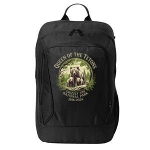 Queen Of The Tetons Grizzly 399 Wildlife Preserve 19962024 City Backpack