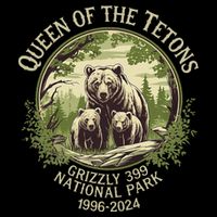 Queen Of The Tetons Grizzly 399 Wildlife Preserve 19962024 Impact Tech Backpack