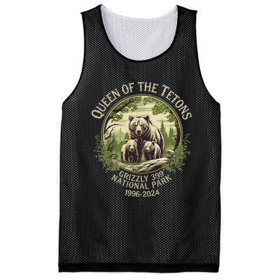 Queen Of The Tetons Grizzly 399 Wildlife Preserve 19962024 Mesh Reversible Basketball Jersey Tank