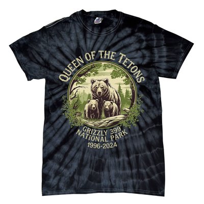 Queen Of The Tetons Grizzly 399 Wildlife Preserve 19962024 Tie-Dye T-Shirt