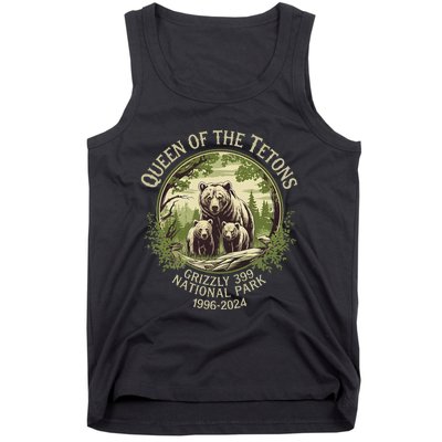 Queen Of The Tetons Grizzly 399 Wildlife Preserve 19962024 Tank Top