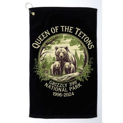 Queen Of The Tetons Grizzly 399 Wildlife Preserve 19962024 Golf Towel