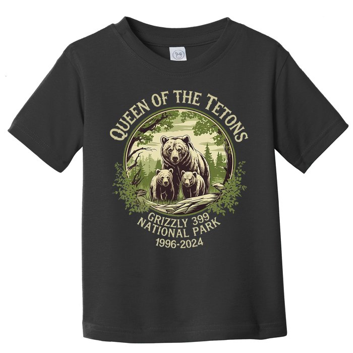 Queen Of The Tetons Grizzly 399 Wildlife Preserve 19962024 Toddler T-Shirt