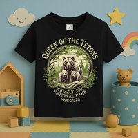 Queen Of The Tetons Grizzly 399 Wildlife Preserve 19962024 Toddler T-Shirt