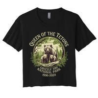 Queen Of The Tetons Grizzly 399 Wildlife Preserve 19962024 Crop Top