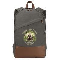 Queen Of The Tetons Grizzly 399 Wildlife Preserve 19962024 Cotton Canvas Backpack
