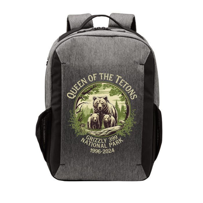Queen Of The Tetons Grizzly 399 Wildlife Preserve 19962024 Vector Backpack