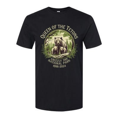 Queen Of The Tetons Grizzly 399 Wildlife Preserve 19962024 Softstyle CVC T-Shirt